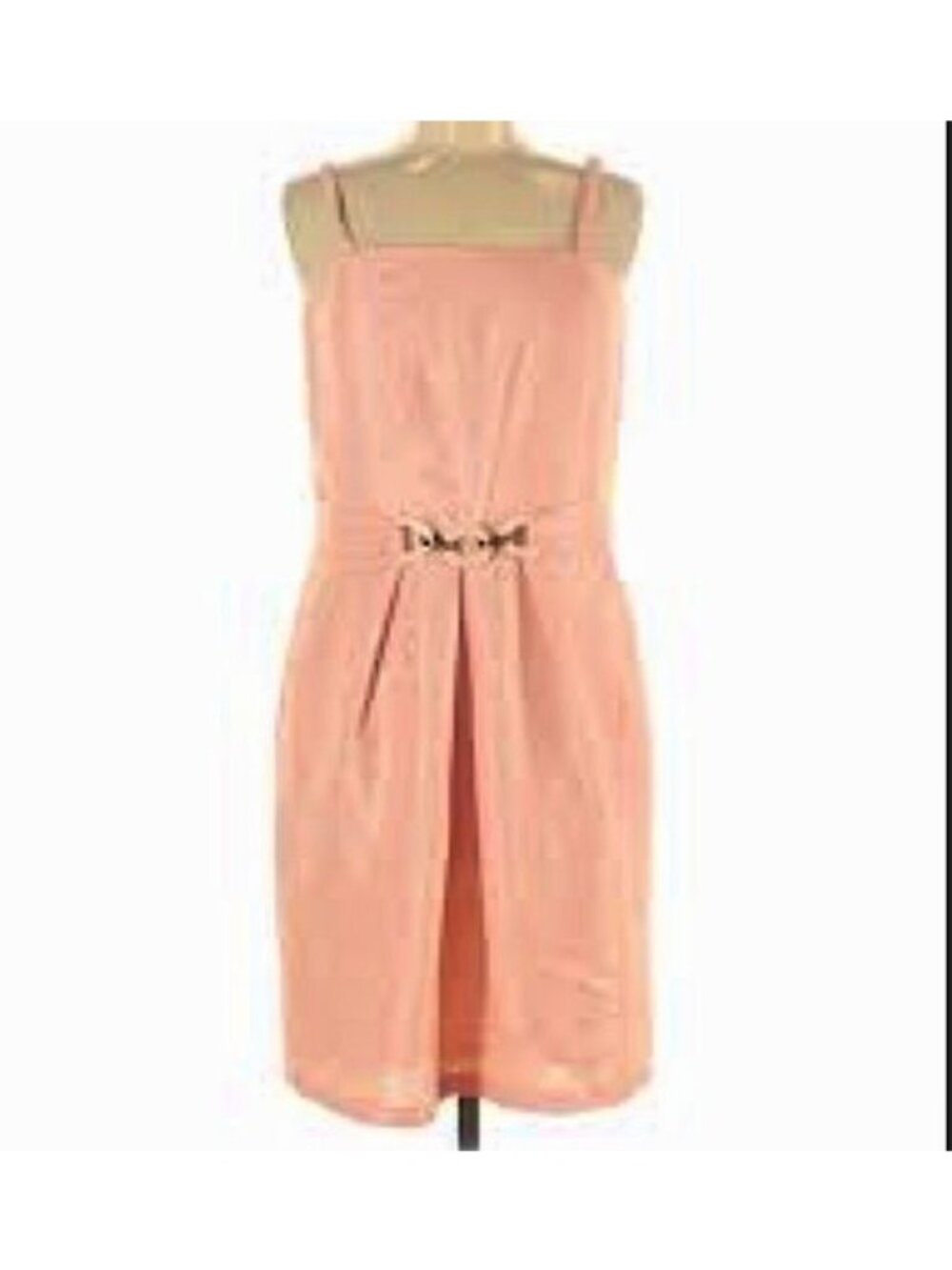 ANTONIO MELANI- WOMENS SPAGUETTI STRAP SQUARE NECK KNEE LENGHT DRESS SIZE 12